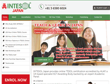 Tablet Screenshot of intesoljapan.net
